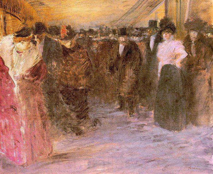 Jean-Louis Forain Music Hall Norge oil painting art
